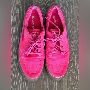 Nike Zoom Stefan Janoski Shoes Men's 11.5 Red Skateboarding Sneakers